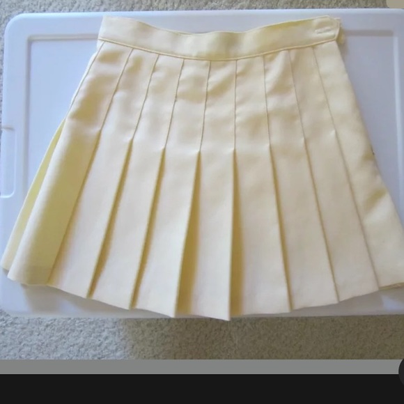 AMERICAN APPAREL WHITE TENNIS SKIRT - Picture 3 of 3